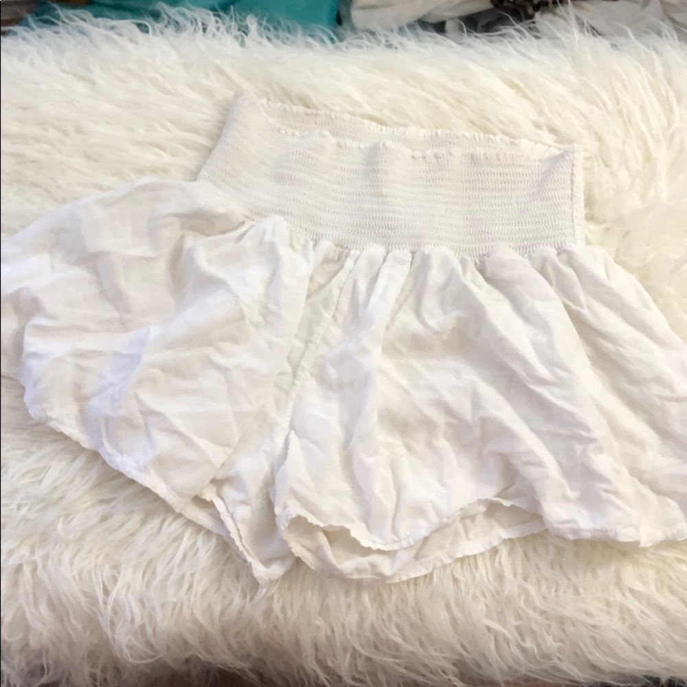White brandy shorts